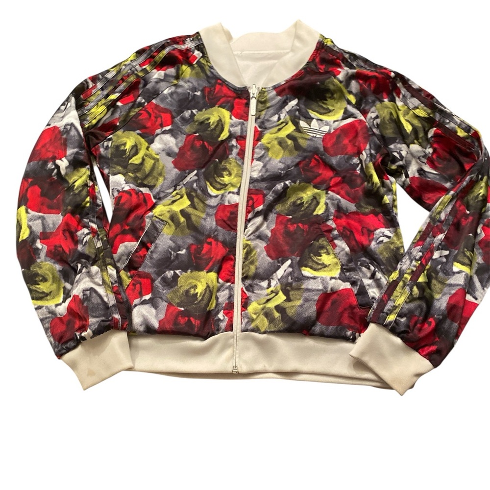 adidas Women’s reversible Floral track jacket Size Small
